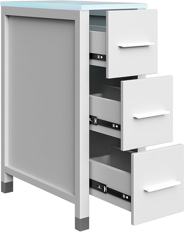 walsport Bathroom Extension Freestanding Tempered